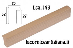 LCA.143 CORNICE 12X18 BATTENTE ALTO NATURALE OPACO CON VETRO