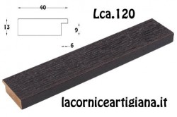 LCA.120 CORNICE 10X13 PIATTINA WENGE' OPACO CON VETRO