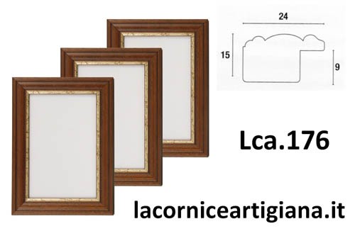 LCA.121 CORNICE 10X10 PIATTINA BIANCO OPACO CON VETRO - La Cornice Artigiana