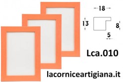 LCA.010 CORNICE 30X80 PIATTINA ARANCIO OPACO CON CRILEX