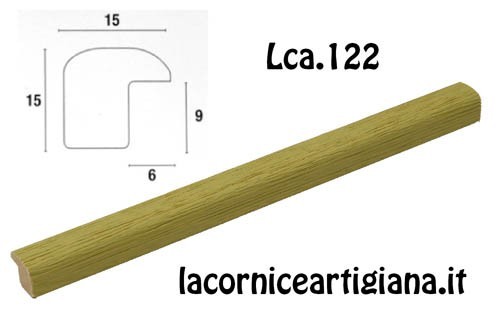 LCA.122 CORNICE 50X60 BOMBERINO VERDE OPACO CON CRILEX - La Cornice  Artigiana