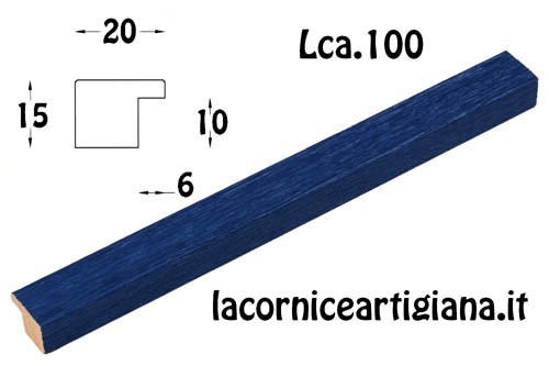 LCA.121 CORNICE 10X10 PIATTINA BIANCO OPACO CON VETRO - La Cornice Artigiana