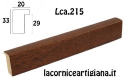 LCA.215 CORNICE 10X10 BATTENTE ALTO NOCE OPACO CON VETRO