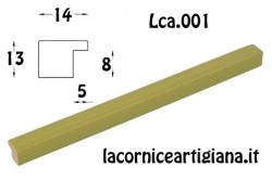 LCA.001 CORNICE 30X30 PIATTINA VERDE OPACO CON VETRO