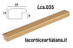 LCA.035 CORNICE 17,6X25 B5 BOMBERINO ORO OPACO CON VETRO